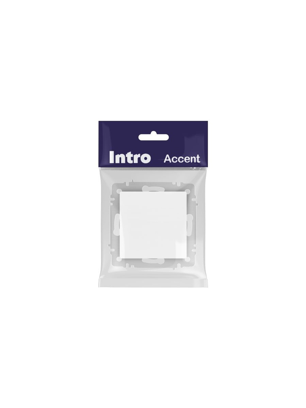 Выключатель 1-кл. СП Accent 6-101-01М 10А IP20 250В AL/CU бел. матов. Intro Б0063468