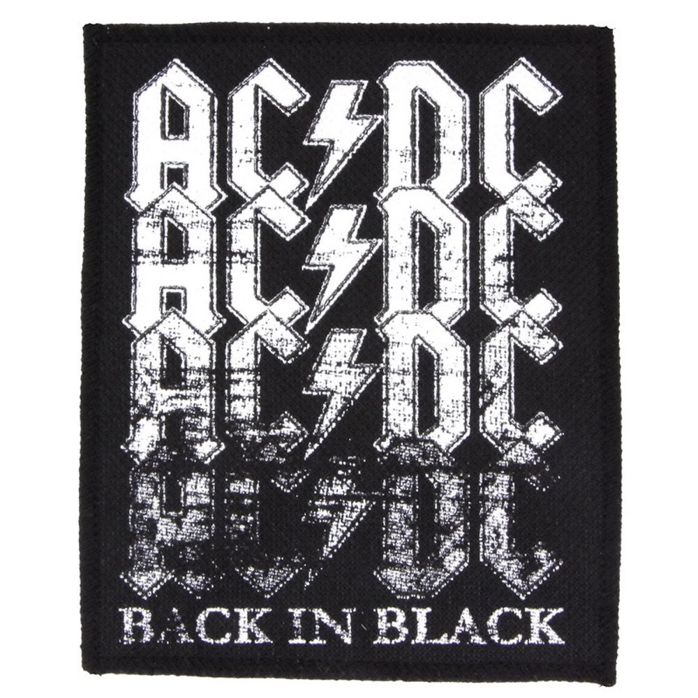 Нашивка AC/DC Back In Black (90X110)