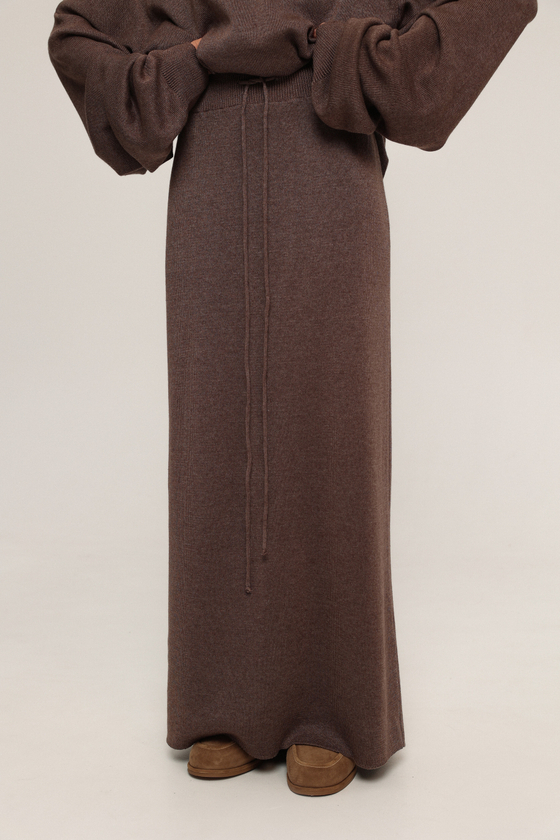 Юбка вязаная