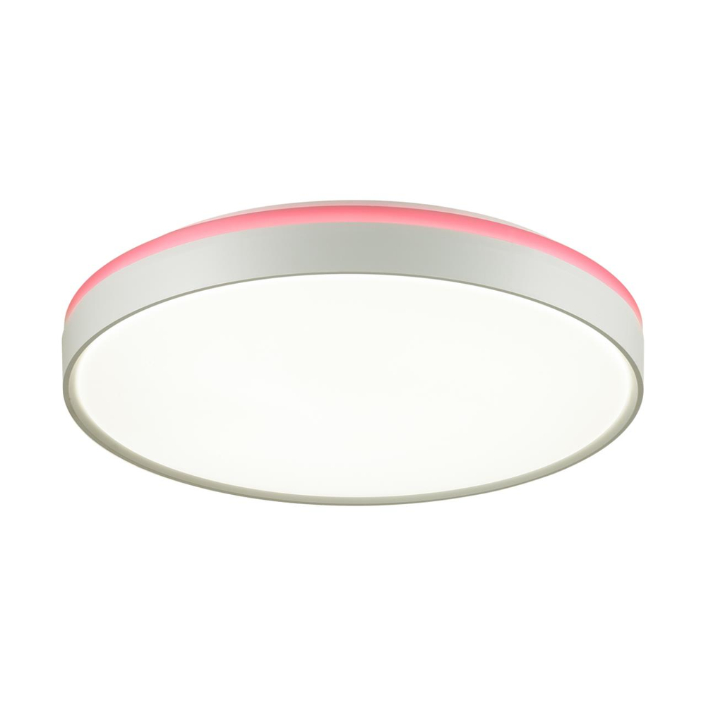 7708/DL COLOR SN 154 Светильник пластик/белый/розовый LED 48Вт 4000К D420 IP43 KEZO PINK