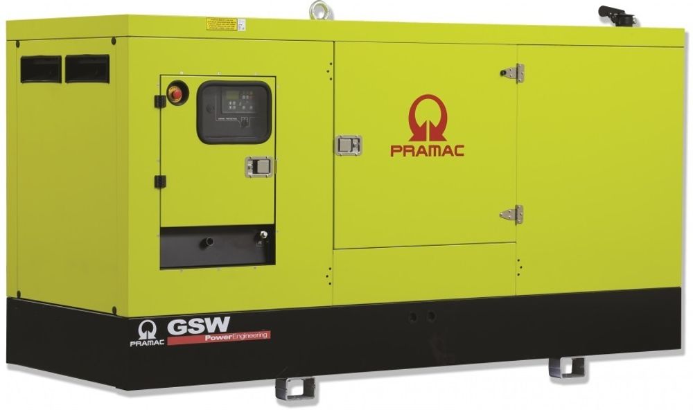 Дизельный генератор Pramac GSW 165 P в кожухе
