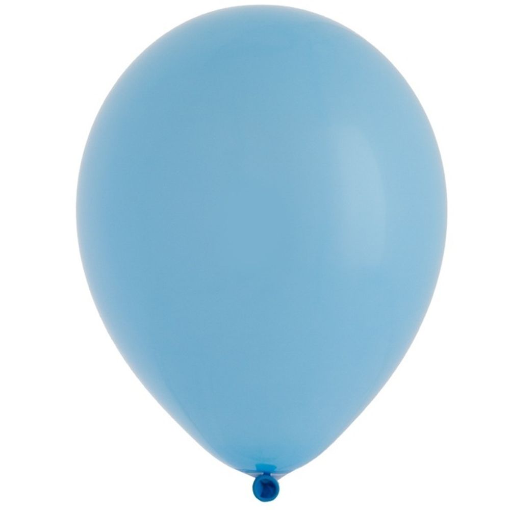 Воздушные шары Весёлая Затея, пастель голубой, 25 шт. размер 12&quot; #1102-1349