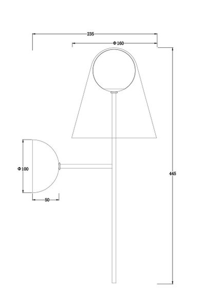 Бра Freya Doublety FR5382WL-01BS