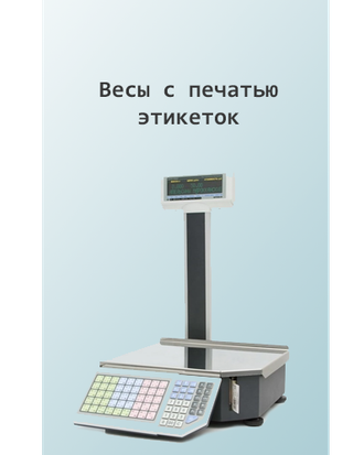 Весы с печатью этикеток