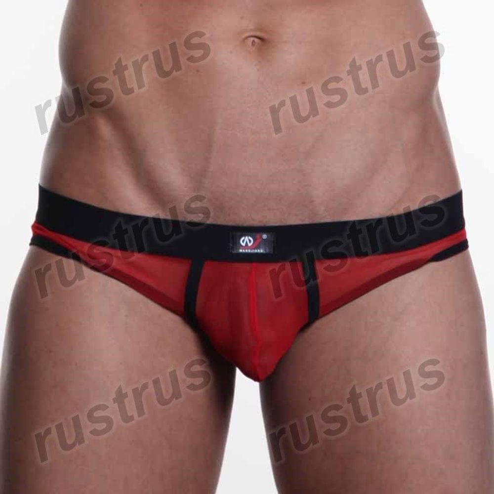 Мужские трусы джоки красные WANGJIANG WG00097