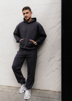 Худи BASIC MAN, графит NEW