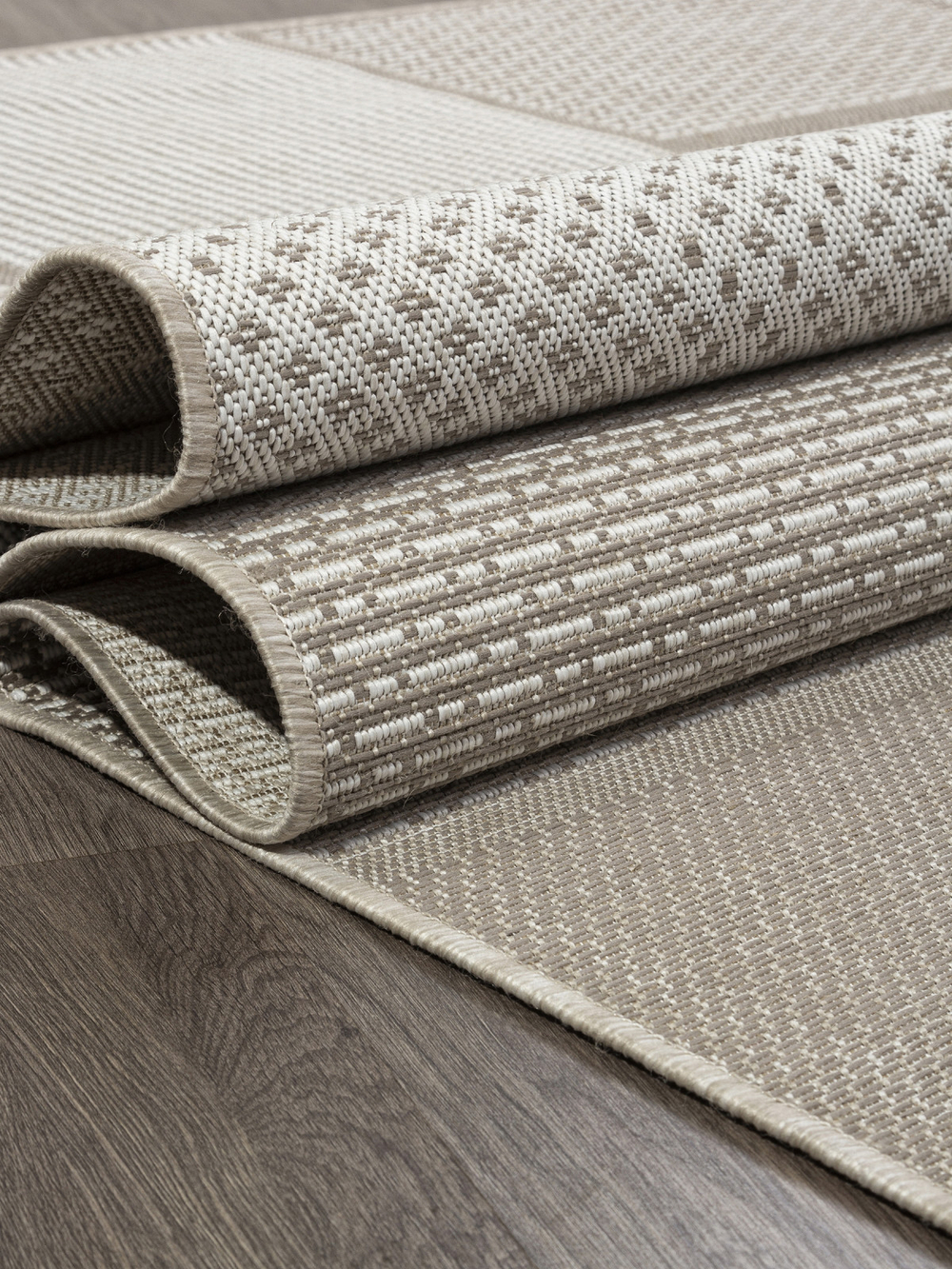 Ковер S139 - BEIGE - Прямоугольник - коллекция KAIR размер 140*200 см