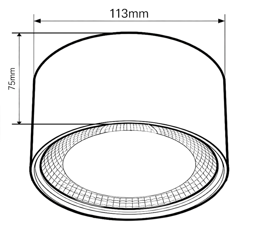 Светильник точечный накладной Wertmark Technical Altair WTA.O02.007.V0.12