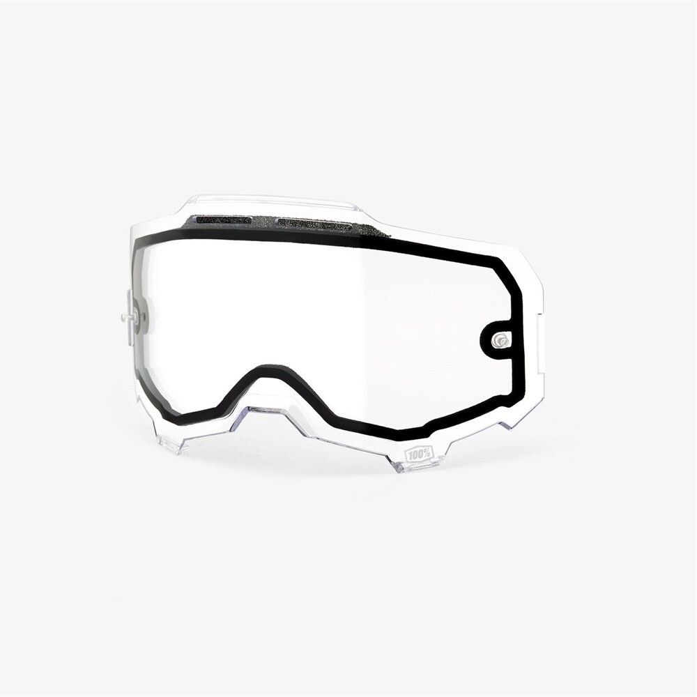 Линза 100% Accuri Forecast Lens Sonic Bumps w/mud Visor Clear (51121-510-02)