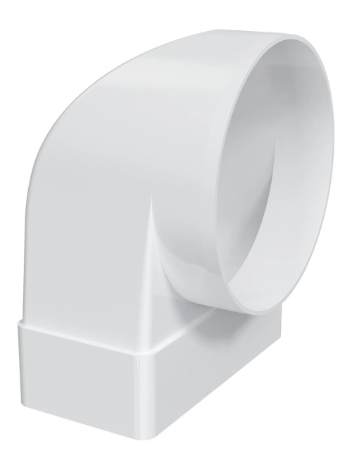 Соединитель 55*110/D100 90 град плоский/круглый 511СК10КП ERA