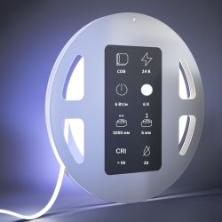 Светодиодная лента 6Вт/м 24V 6000К IP20 Maytoni   201069