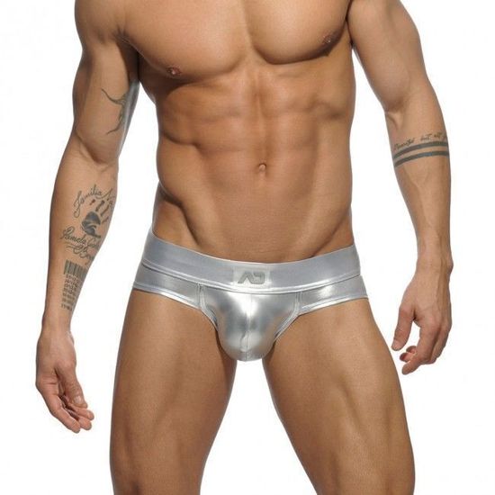 Трусы мужские слипы серебристые ADDICTED