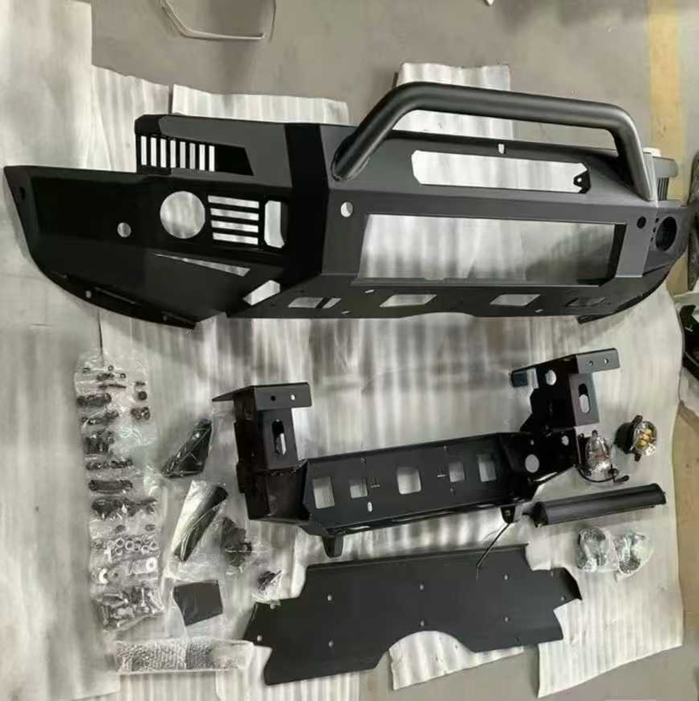 Силовой передний бампер для Land Rover Defender L663 2019-2024+ Ленд Ровер дефендер защитный обвес тюнинг