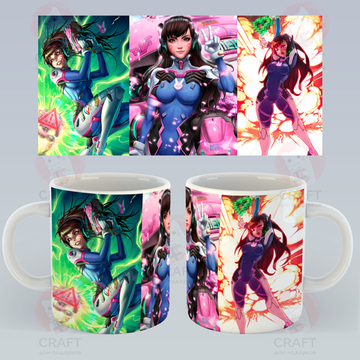 Кружка "Overwatch / Овервотч - D.va / Дива (3)"