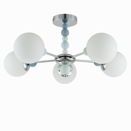 6525/5C MODERNI LN26 358 хром Люстра потолочная E14 5*40W 220V SUNDAY