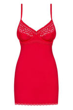 Соблазнительная короткая сорочка Jolierose (Размер: L-XL) (Цвет: красный)