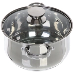 Набор посуды из нержавеющей стали EMMA 3 предмета (3 кастрюли 1,9л, 3,6л, 6,1л), DH12-3