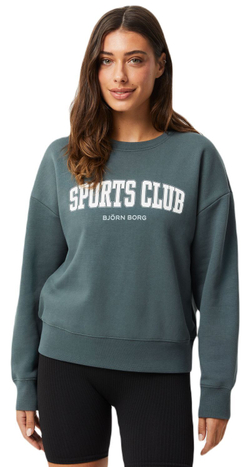 Женская Кофта теннисная Björn Borg Ace Boyfriend Crew - Размер M