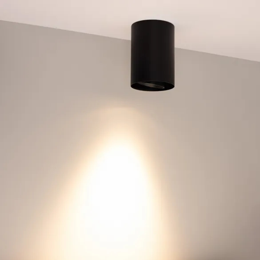 Светильник SP-FOCUS-R86-10W Warm3000 (BK, 36 deg, 230V) (Arlight, IP54 Металл, 5 лет) 054861