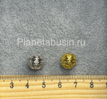 Бусины люкс (Корея) ажурная 0019
