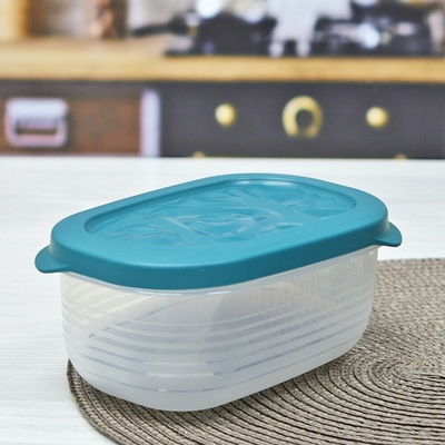 Контейнер 0,65л прямоугольный "Flexo", зеленый