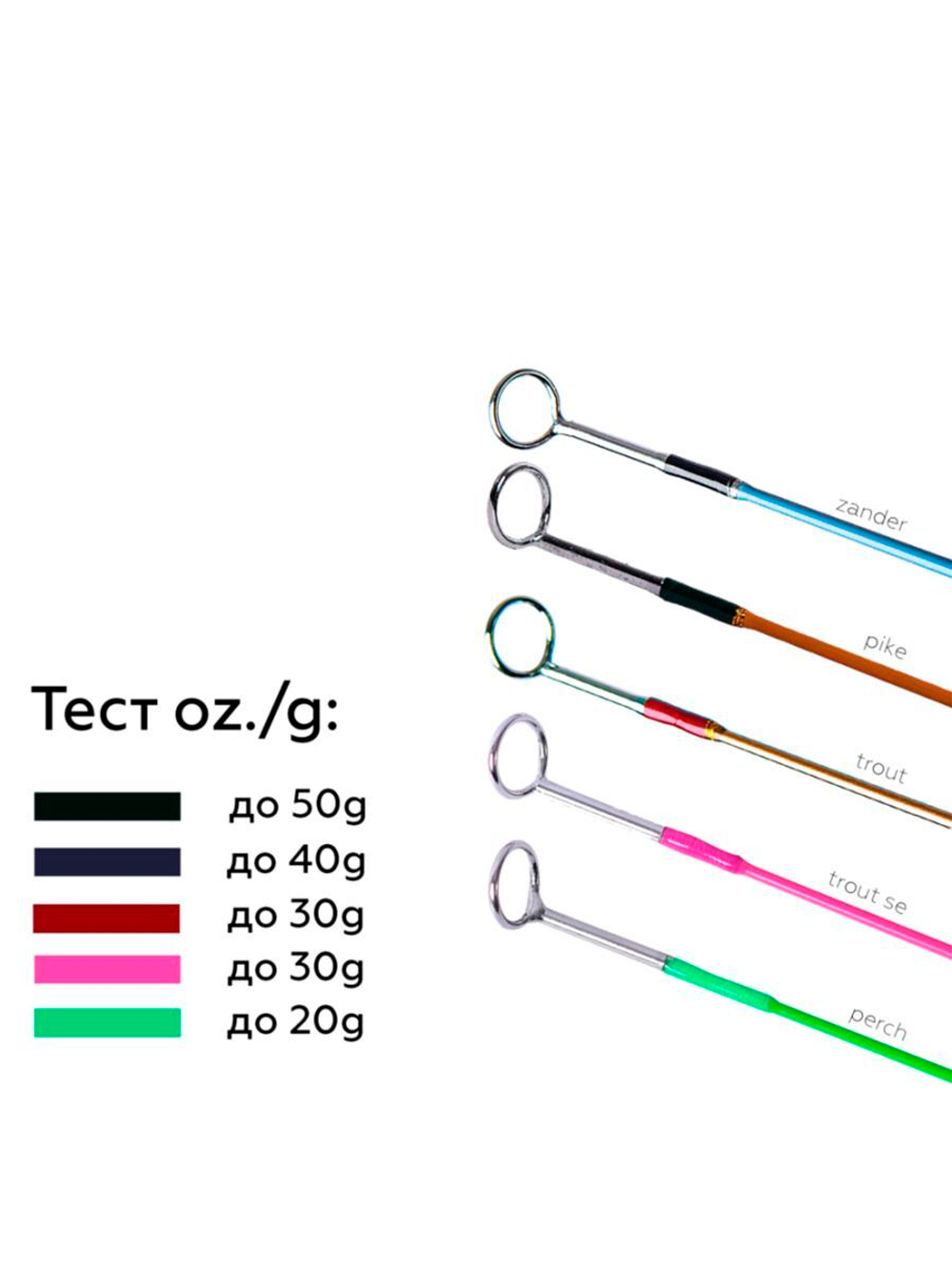 Зимняя удочка Maximus LONG HAND 382H ZANDER 0,95м до 50гр (MIRLHZ382H)
