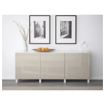 Комбинация для хранения - IKEA BESTÅ/BESTA/БЕСТА/БЕСТО ИКЕА, 180x40x74 см, серый,