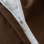 Комплект постельного белья Однотонный Сатин Вышивка на резинке CHR029