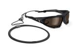 Спортивные очки LiP Surge Aero / Gloss Black - Black / PC Polarized / Levante Series Chroma Brown