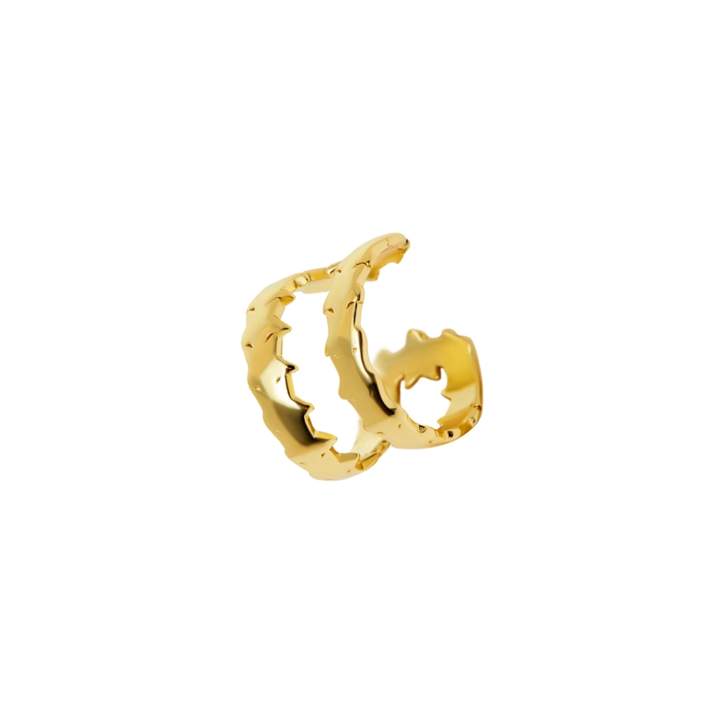 Кафф Двойная Золотая Звезда