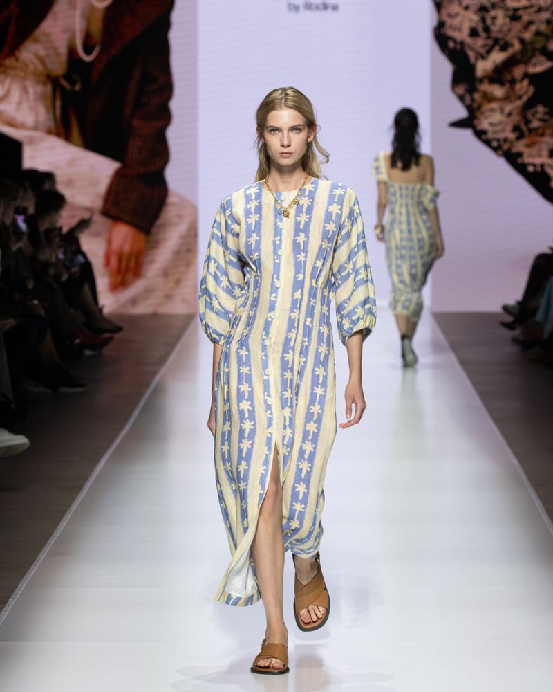 Платье «Акварель», голубой Платье «Акварель», голубой