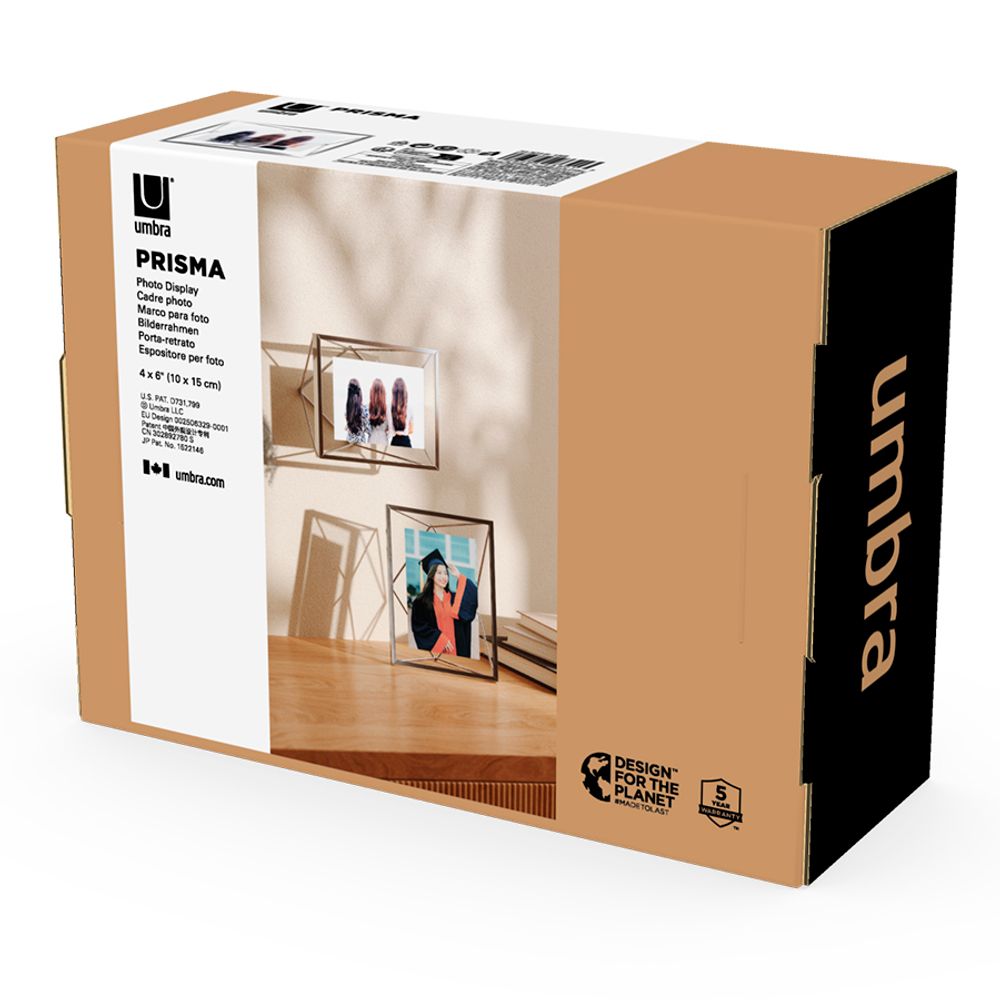 Фоторамка Prisma, 10х15, хром