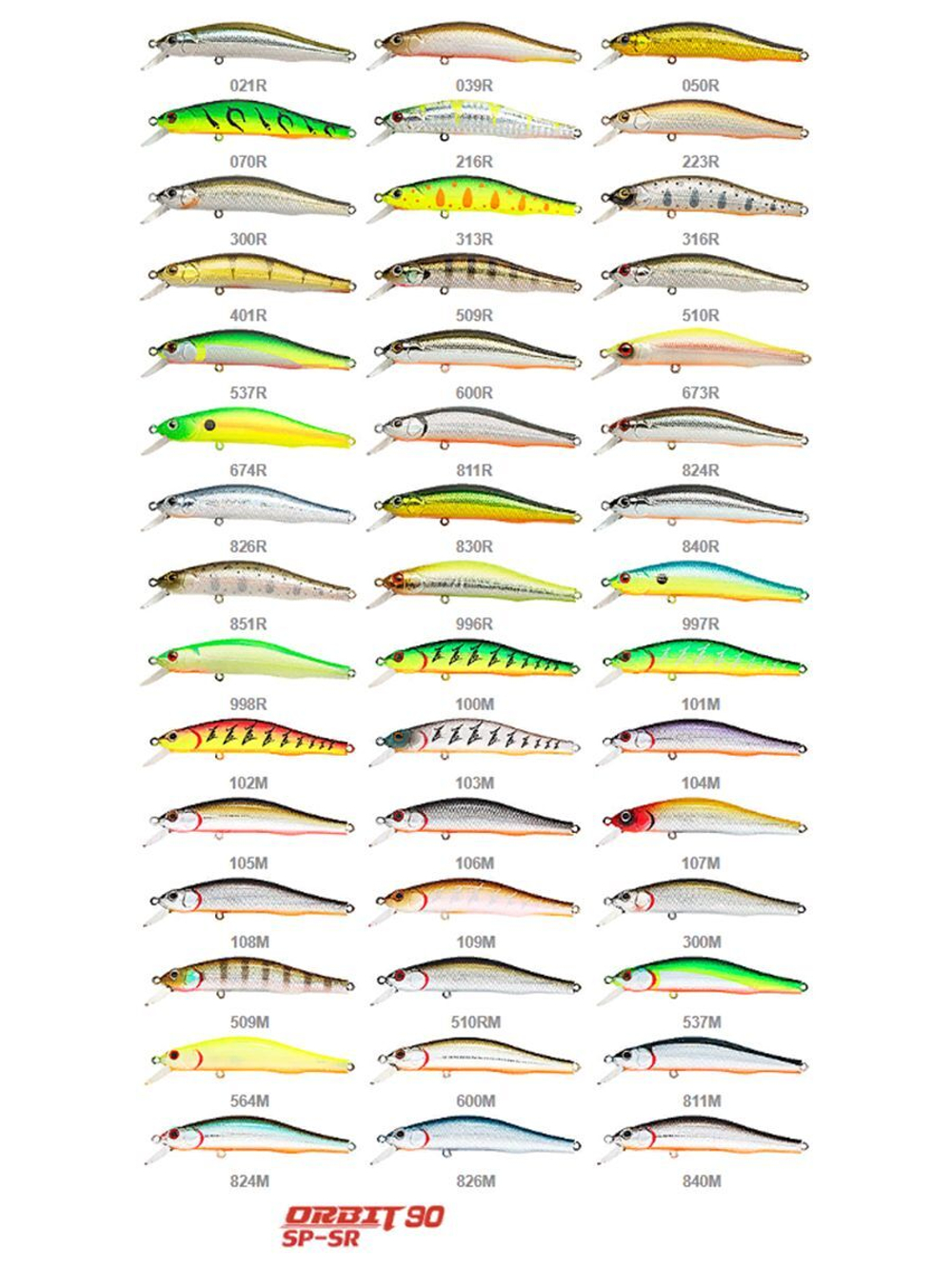 Воблер для рыбалки ZIPBAITS Orbit 90 SP-SR, 90мм, 10.2гр., заглубление 0.8-1.0м., цвет 537M, суспендер