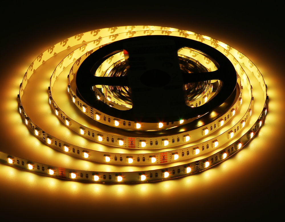 GS4403 5050 60Led/ 10W m/ 24V IP20 RGBW+6500K/ 5000*10*1.87mm (5 конт.)