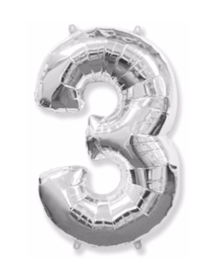 Цифра "3" Серебро