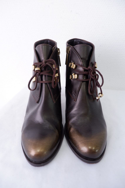 Ботильоны Sgariglia Luigi кожаные 38 размер