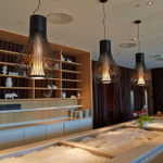 Pendant design lamp  Chasen S2 by Flos (Black)