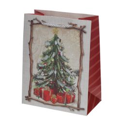 GAEM Пакет подарочный S (бумага 210г/м2, блок 12шт), L18 W10 H23 см, 4в.