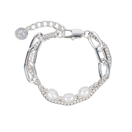 Браслет Fiore Luna Pearle Сarabiner CL4513 S