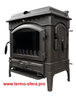 Чугунная печь камин Jazz II 12 кВт