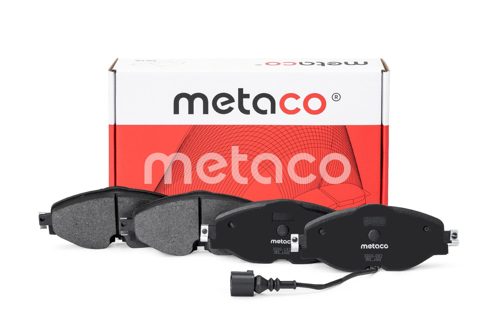 Комплект передних тормозных колодок Metaco 3000-082 (VW Golf VII (2012&gt;), Skoda Octavia (A7) (2013&gt;)