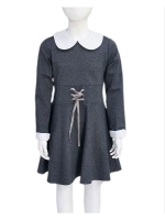 Школьное платье для худенькой девочки.