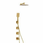 Душевая система WasserKRAFT Schunter 8200 SET2848 золото матовое