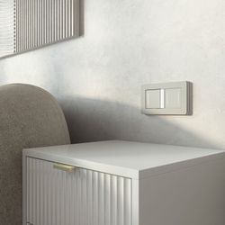 Выключатель одноклавишный с подсветкой без рамки Werkel дымчатый W4513641