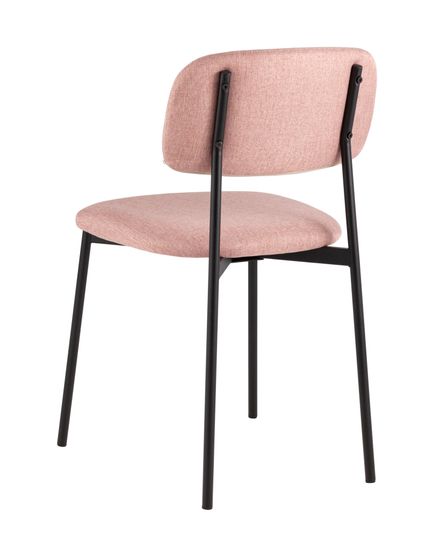 Стул Майло рогожка розовый