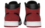 Air Jordan 1 Mid 'Reverse Banned Gym Red Black'