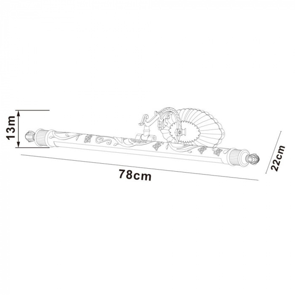 Светодиодная подсветка для картин Arte Lamp NAPOLI A6312AP-1AB