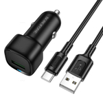 Автомобильное зарядное устройство для Type-C Borofone BZ34 QC3.0 (black)