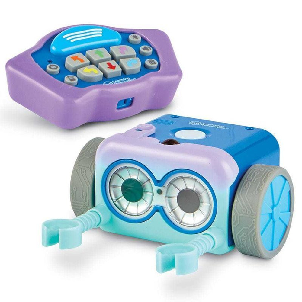 Аксессуары для робота Ботли. Цветные лица с чехлом для пульта, розовый, фиолетовый, 8 элементов