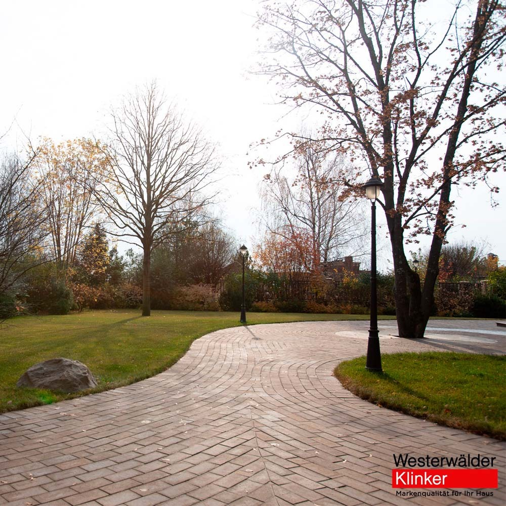 Клинкерная брусчатка Westerwaelder Klinker PK833 Braun, 200x100x40 мм